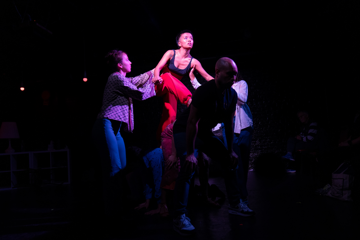 Image from the production of "Sacred Monsters" at Theater for the New City.